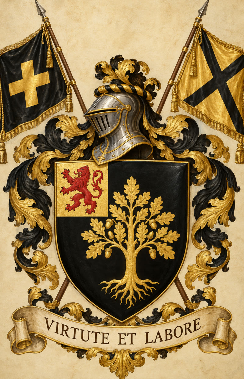 Armoiries d'exemple de la famille Dubois