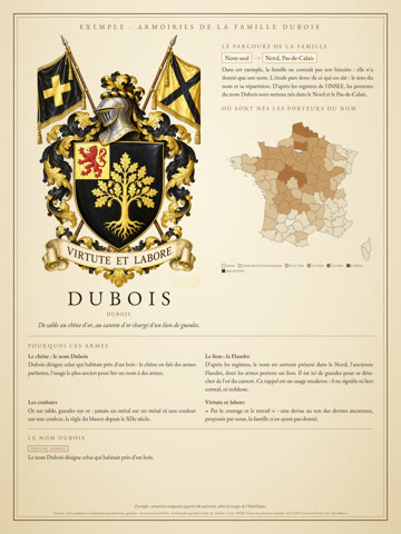 Affiche complète de l'étude Dubois